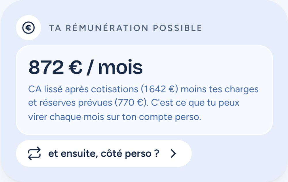 Ta rémunération possible